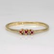 Three Stone Ruby Ring | 0.02ctw | SZ 6 | Discount