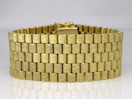 14k Yellow Gold Bracelet | 7.5  | Cheap