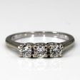 Three Stone Diamond Ring | 0.47ctw | SZ 6.75 | For Sale