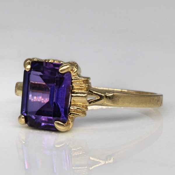 Synthetic Sapphire Ring | 1.85ct | SZ 6 | Cheap