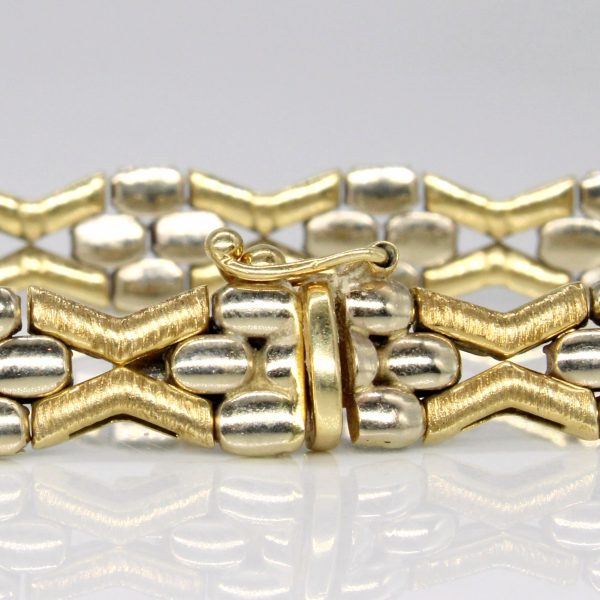 14k Two Tone Gold Bracelet | 7  | Online