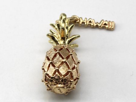 Yellow Gold Pineapple Pendant Online Hot Sale