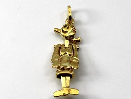 Yellow Gold Cartoon Character Olive Pendant Online Hot Sale