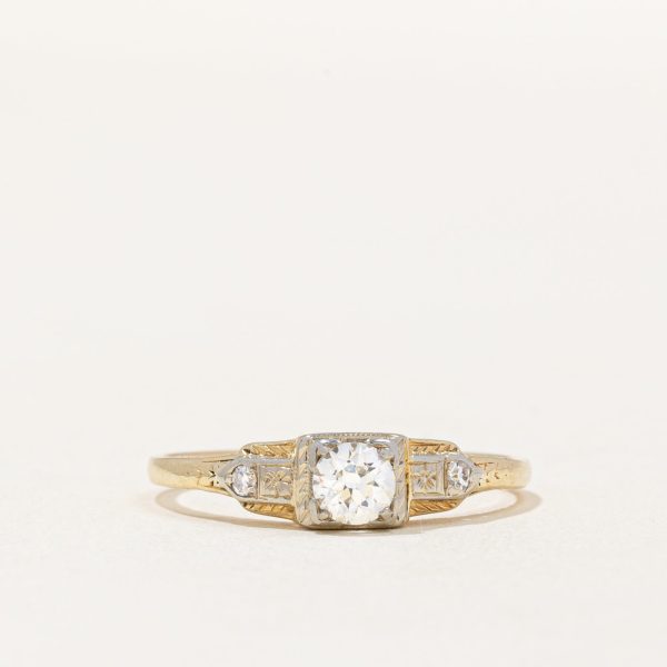 Vintage Diamond Ring | 0.29ctw | SZ 8 | For Cheap