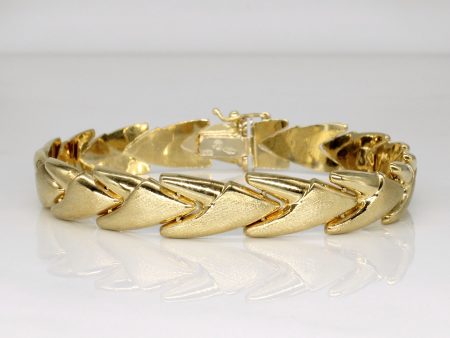 14k Yellow Gold Bracelet | 7  | Fashion