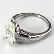 Three Stone Diamond Engagement Ring | 3.24ctw VS2 L | SZ 7.25 | Fashion