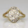 Vintage Pave Set Single Cut Diamond Ring | 0.28ctw | SZ 4.25 | Online Hot Sale