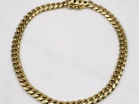 14k Yellow Gold Cuban Link Bracelet | 8.5  | Online Hot Sale