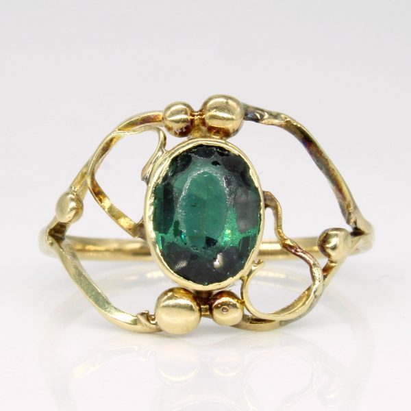 Vintage Synthetic Spinel Cocktail Ring | 1.00ct | SZ 7.5 | Online Hot Sale