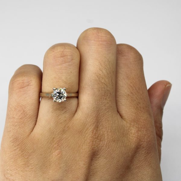 Solitaire Diamond Engagement Ring | 0.85ct SI1 I J | SZ 5 | Sale