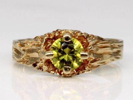 Synthetic Yellow Sapphire Ring | 0.52ct | SZ 5 | Online Hot Sale