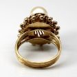 Textured High Set Pearl Ring | SZ 5 | Fashion