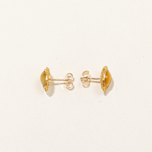 Tiger s Eye Earrings | 0.80ctw | Hot on Sale