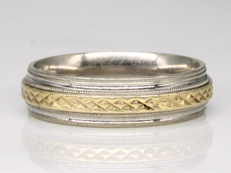 10k Two Tone Gold Ring | SZ 9.75 | Fashion