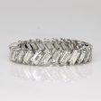 Vintage Baguette Cut Diamond Eternity Ring | 2.70ctw VS1 2 H I | SZ 8.25 | Sale