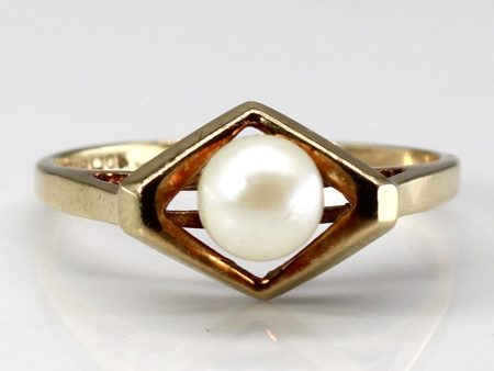 Solitaire Pearl Ring | SZ 6.75 | Supply