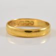 Victorian 22k Yellow Gold Plain Band | SZ 6.5 | Supply