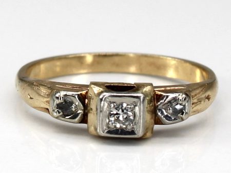 Three Stone Diamond Ring | 0.06ctw | SZ 5 | Online Sale