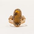 Tiger s Eye Cocktail Ring | 2.70ct | SZ 6.75 | Discount