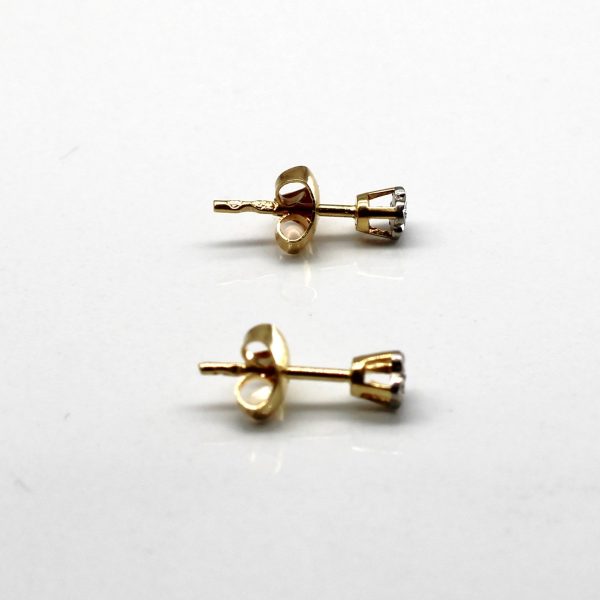 Vintage Diamond Studs | 0.02ctw | Cheap