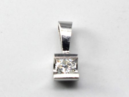 Semi Bezel Diamond Pendant | 0.15ct | Fashion