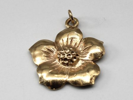 Yellow Gold Flower Pendant Online Sale