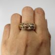 Textured Dolphin Design Diamond Ring | 0.12ctw | SZ 8.25 | Online Hot Sale