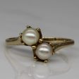 Toi et Moi Pearl Ring | SZ 5.75 | Discount