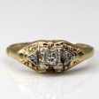 Vintage Old European Cut Diamond Ring | 0.04ct | SZ 6 | on Sale