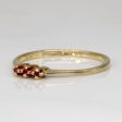 Three Stone Ruby Ring | 0.02ctw | SZ 6 | Discount