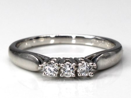 Three Stone Diamond Ring | 0.12ctw | SZ 6.5 | Online now