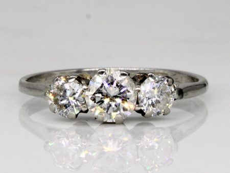 Three Stone Diamond Ring | 1.00ctw | SZ 7.5 | Supply