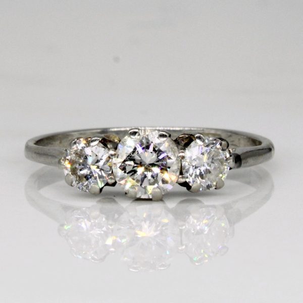 Three Stone Diamond Ring | 1.00ctw | SZ 7.5 | Supply