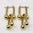 Tiffany Inspired  18k Yellow Gold Earrings Cheap