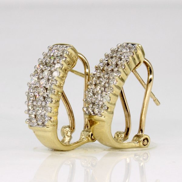 10k Gold Diamond Earrings | 0.54ctw | Online Sale