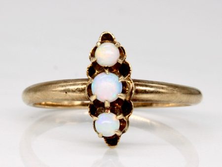 Vintage Opal Cocktail Ring | 0.24ctw | SZ 7.5 | Discount