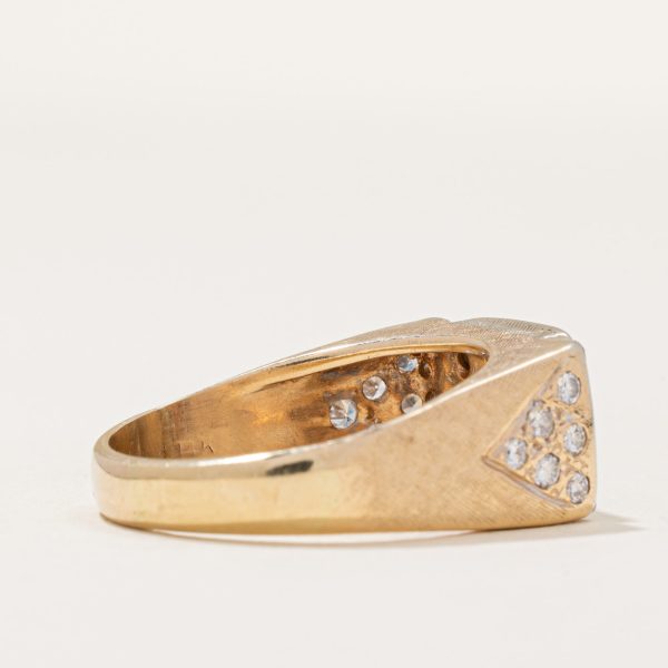 Vintage Pave Set Diamond Ring | 0.91ctw | SZ 10.25 | Online