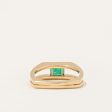 Tension Set Emerald Ring | 0.36ct | SZ 5.75 | Fashion