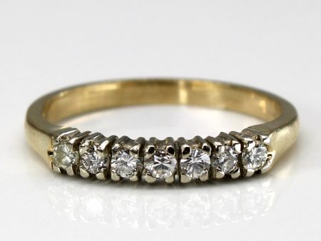 Seven Stone Diamond Ring | 0.17ctw | SZ 5.5 | Hot on Sale