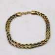 Tri Tone Gold Rope Chain Bracelet | 8  | For Sale