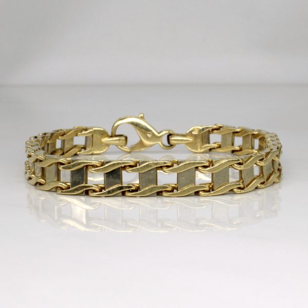 14k Two Tone Gold Bracelet | 8.25  | Online now