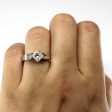 Solitaire Princess Diamond Ring | 0.96ct VVS2 I | SZ 5.5 | For Sale