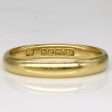 Vintage Canadian 18k Yellow Gold Band | SZ 6.5 | Discount