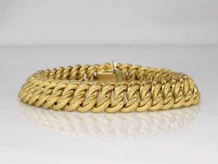 Italian 18k Yellow Gold Bracelet | 8  | Supply