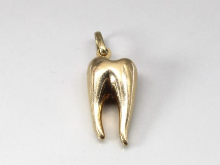 Yellow Gold Tooth Design Pendant Online Hot Sale