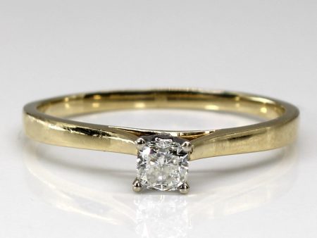 Solitaire Cushion Diamond Ring | 0.55ct VS2 I | SZ 14 | Hot on Sale