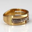 Textured Diamond Ring | 0.15ctw | SZ 4 | Fashion