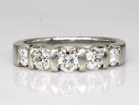 Tension Set Diamond Ring | 0.86ctw | SZ 6.75 | Fashion