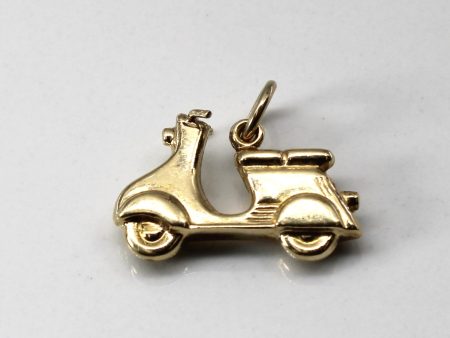 Yellow Gold Scooter Pendant Online Hot Sale