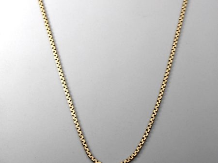 Yellow Gold Serpentine Chain | 18 | Fashion